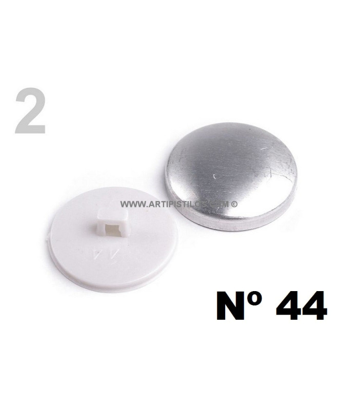 Bouton pour doubler avec machine nº 44 ARGENT