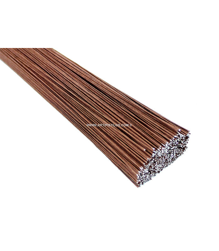 FIL DE FER RECOUVERT DE PAPIER 0,80 mm. SAC DE 50 gr.