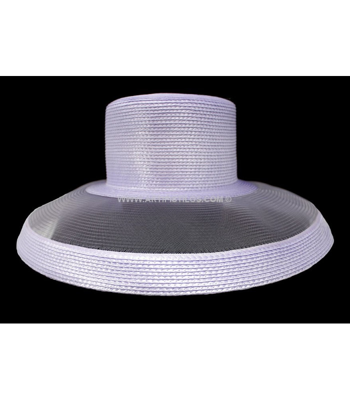 CHAPEAU EN CRIN ET POLYPROPYLÈNE