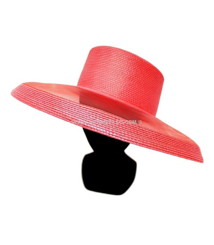 CHAPEAU EN CRIN ET POLYPROPYLÈNE