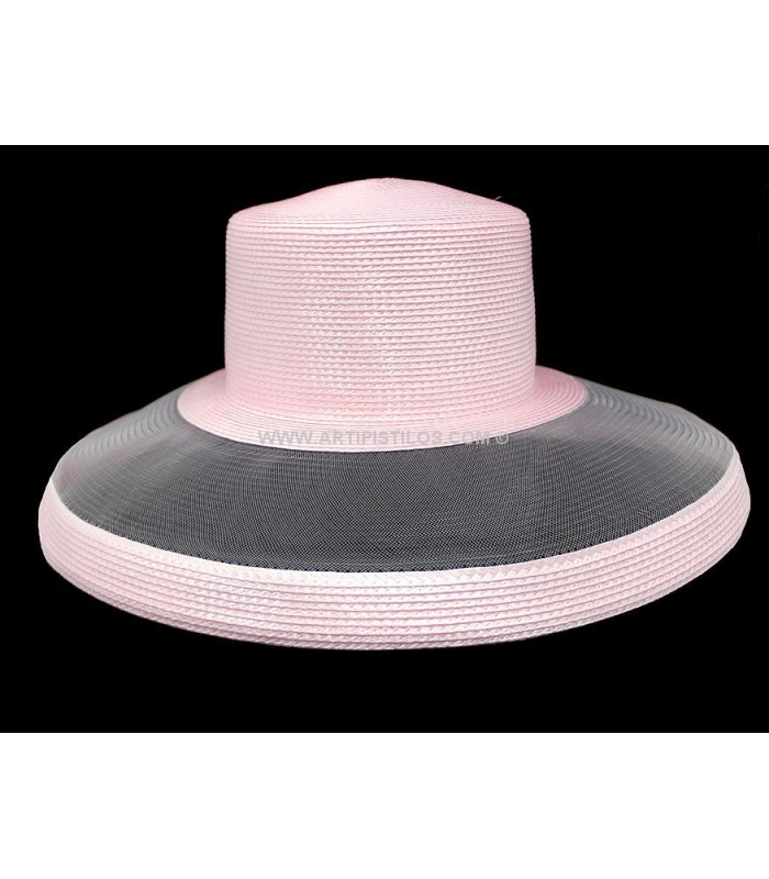 CHAPEAU EN CRIN ET POLYPROPYLÈNE