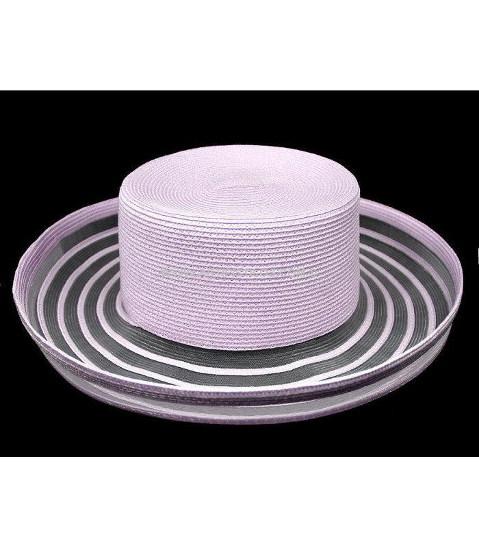 CHAPEAU EN CRIN ET POLYPROPYLÈNE