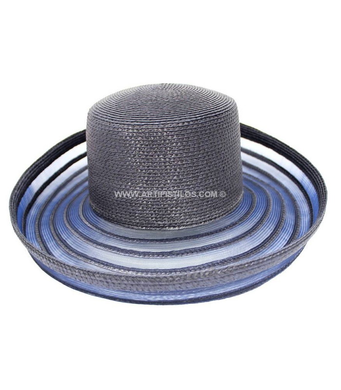 CHAPEAU EN CRIN ET POLYPROPYLÈNE