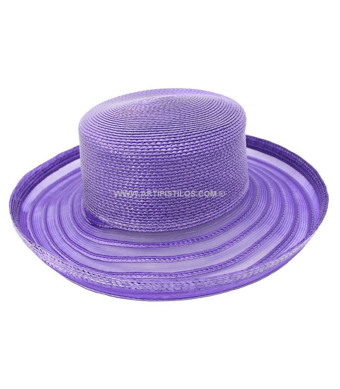 CHAPEAU EN CRIN ET POLYPROPYLÈNE