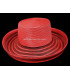 CHAPEAU EN CRIN ET POLYPROPYLÈNE