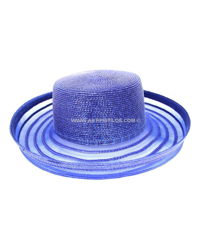 CHAPEAU EN CRIN ET POLYPROPYLÈNE