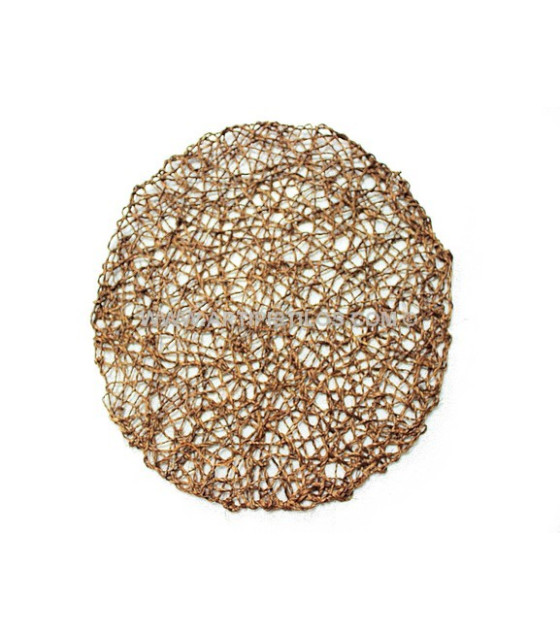 Base Abaca Ficelle Brun 35 Cms. Diamètre - Base Abaca - corde