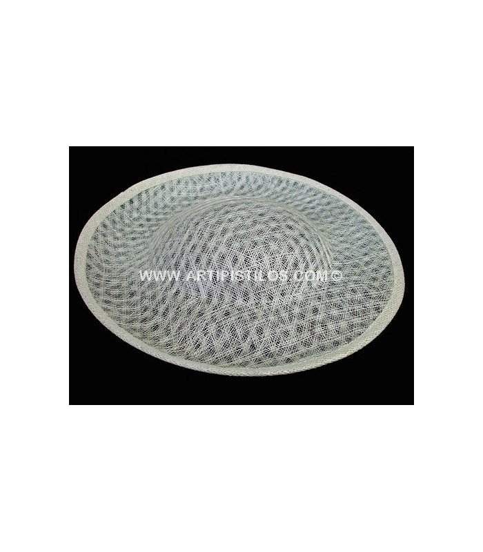 BASE CHAPEAU EN SINAMAY GRILLAGE
