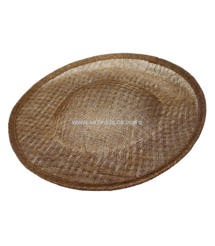 BASE CHAPEAU EN SINAMAY GRILLAGE