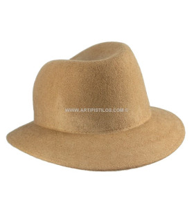 Chapeau feutre femme bord 6 cm calotte 14 cm