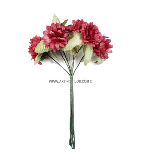 FLEUR ZINNIA BOUQUET 6 UNITÉS