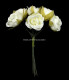 BOUQUET DE 6 FLEURS EN TISSU