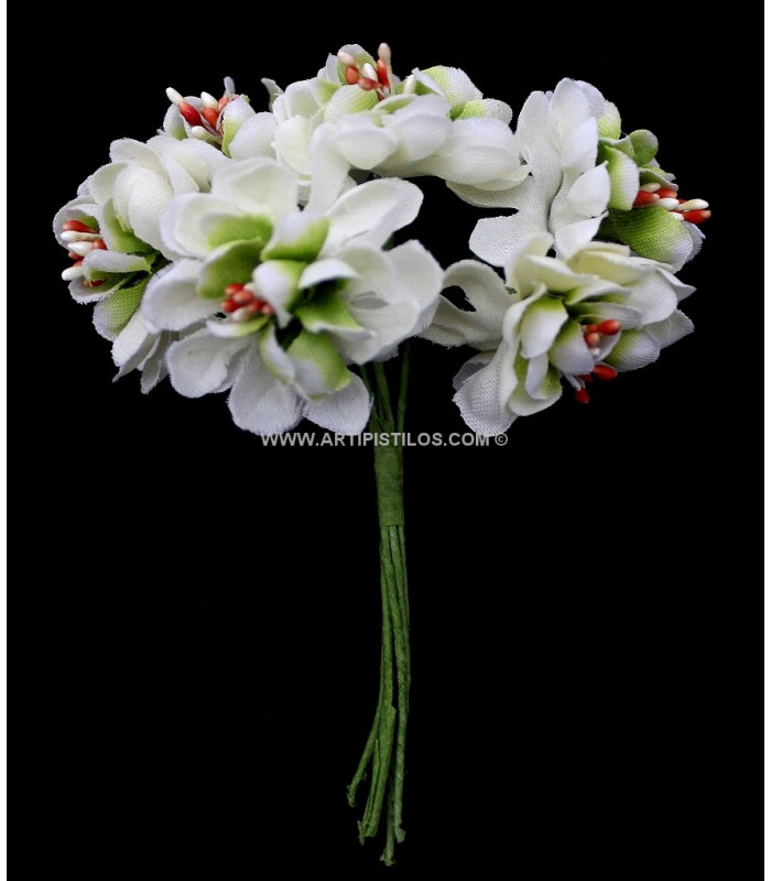 BOUQUET DE 6 FLEURS EN TISSU