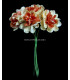 BOUQUET DE 6 FLEURS EN TISSU
