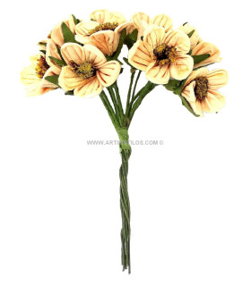 BOUQUET DE 10 FLEURS EN PAPIER