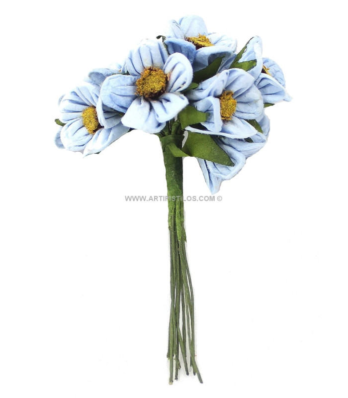 BOUQUET DE 10 FLEURS EN PAPIER