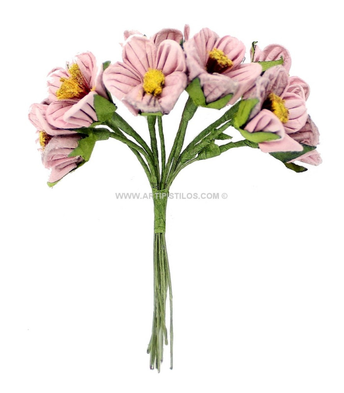 BOUQUET DE 10 FLEURS EN PAPIER