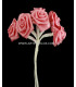 BOUQUET 12 FLEURS EN SATIN