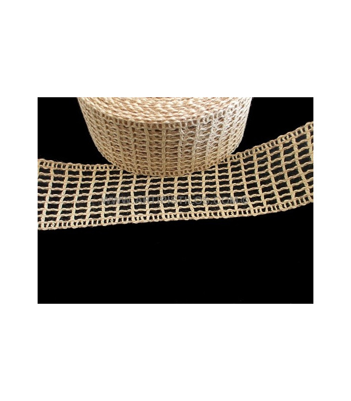 RUBAN CROCHET EN COTTON 4,5 CMS.