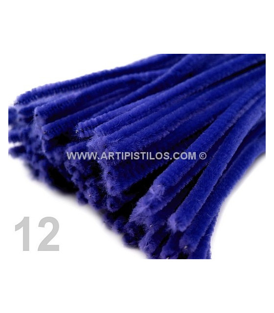 Chenille Flexicrea Bleu Royal 30 Cms. X 5 Mm. - Chenille Pour Voile
