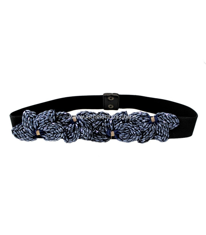 CEINTURE ÉLASTIQUE AVEC CHAPELETS