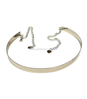 CEINTURE METALLIQUE GOLDEN AVEC CHAÎNE ET COEUR