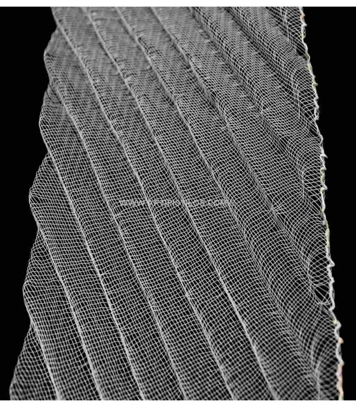 CRIN PLISSE DIAGONALE 11 X 60 CMS.