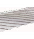 CRIN PLISSE DIAGONALE 11 X 60 CMS.