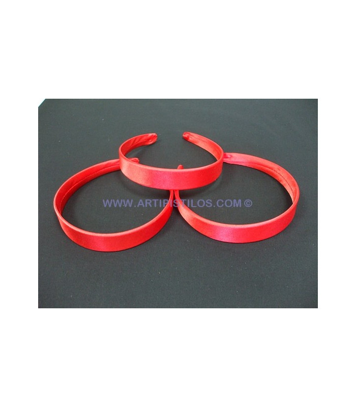 SERRE-TÊTE RECOUVERT DE SATIN 1 CMS.