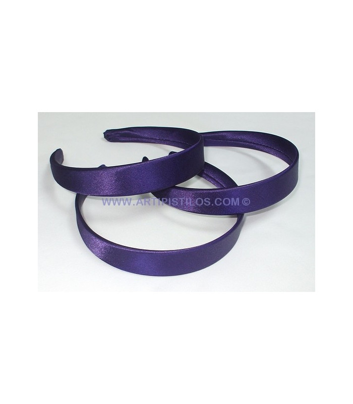 SERRE-TÊTE RECOUVERT DE SATIN 1 CMS.