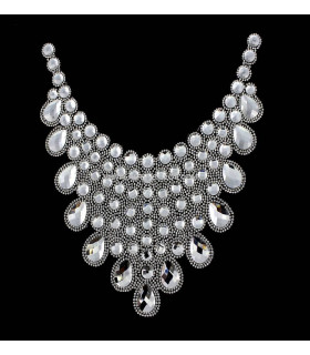 APPLICATION THERMOCOLLANT AVEC STRASS 9 x 10 cm