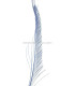 PLUME PAON ÉPÉE 30 CMS.