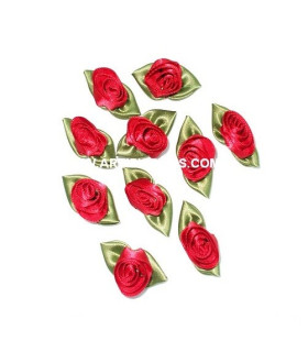 ROSE GRANDE EN SATIN