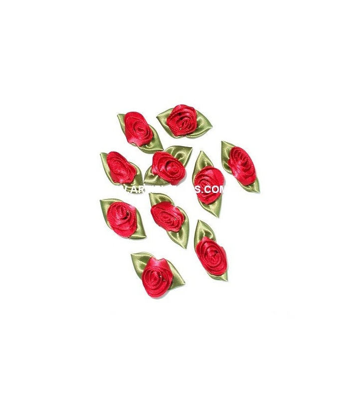 ROSE GRANDE EN SATIN