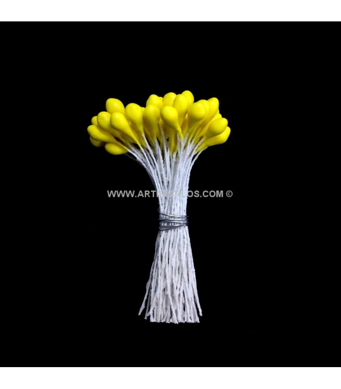 BOUQUET 90 PISTILS 5 MM. MAT TIGE FIL DE FER