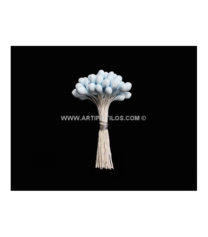 BOUQUET 90 PISTILS 5 MM. MAT TIGE FIL DE FER