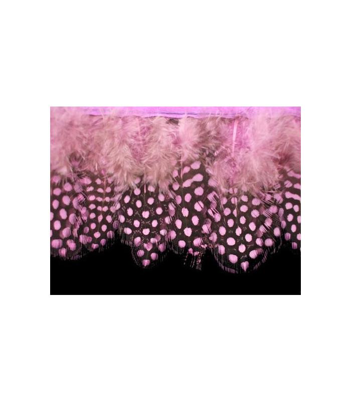 PLUMES DE POULE DE GUINÉE 10 CMS.