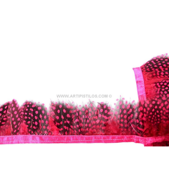 PLUMES DE POULE DE GUINÉE 10 CMS.