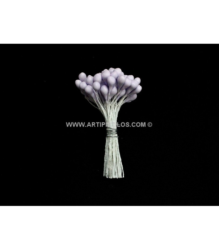 BOUQUET 90 PISTILS 5 MM. MAT TIGE FIL DE FER