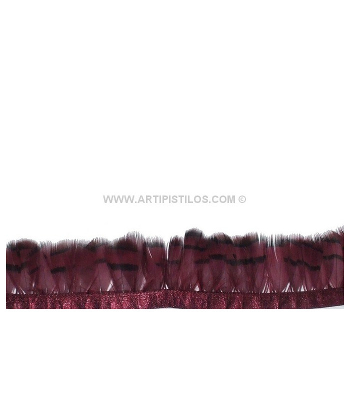 RUBAN PLUMES DE PERDRIX 10 CMS.