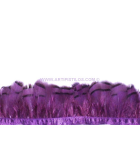 RUBAN PLUMES DE PERDRIX 10 CMS.