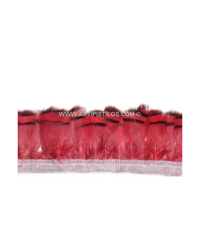 RUBAN PLUMES DE PERDRIX 10 CMS.