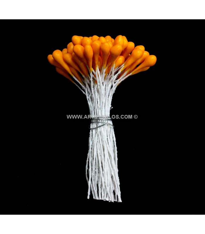 BOUQUET 90 PISTILS 5 MM. MAT TIGE FIL DE FER