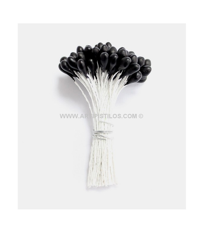BOUQUET 90 PISTILS 5 MM. MAT TIGE FIL DE FER