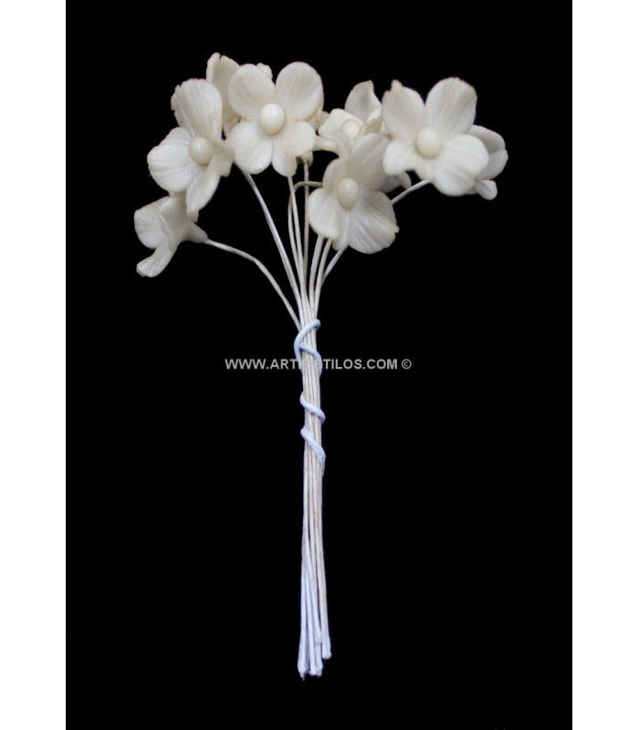 FLEUR EN PORCELAINE AVEC 4 PÉTALES