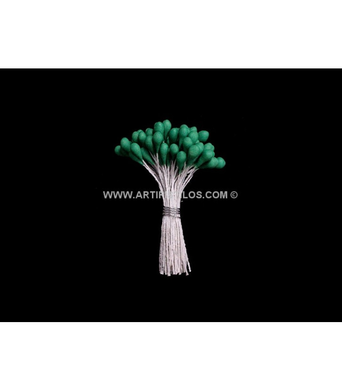 BOUQUET 90 PISTILS 5 MM. MAT TIGE FIL DE FER