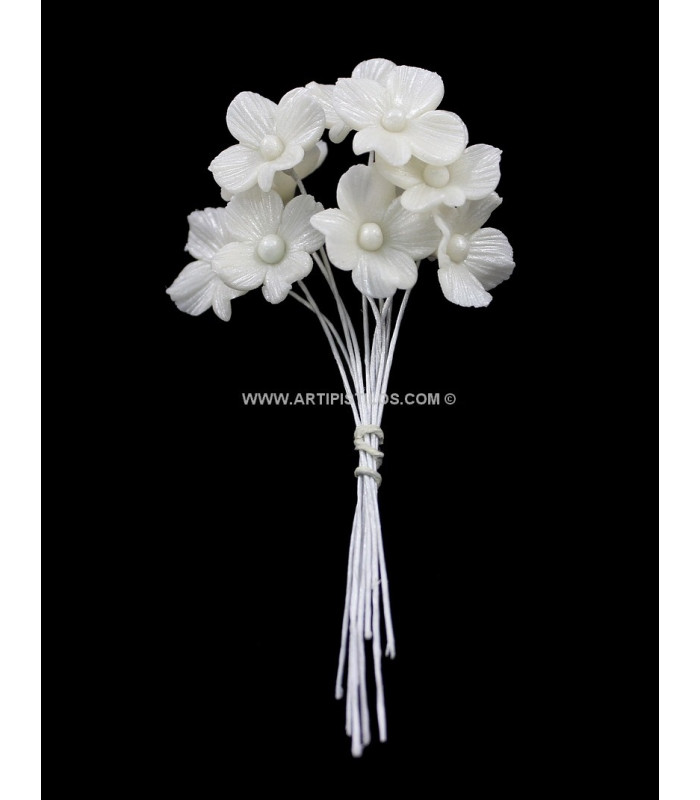 FLEUR EN PORCELAINE AVEC 4 PÉTALES
