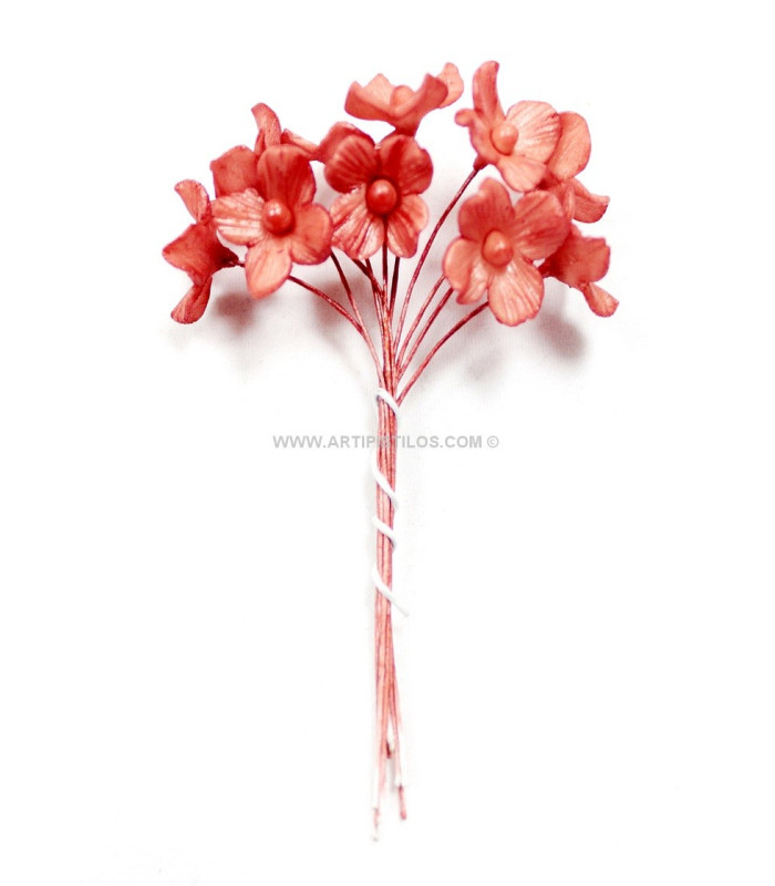 FLEUR EN PORCELAINE AVEC 4 PÉTALES