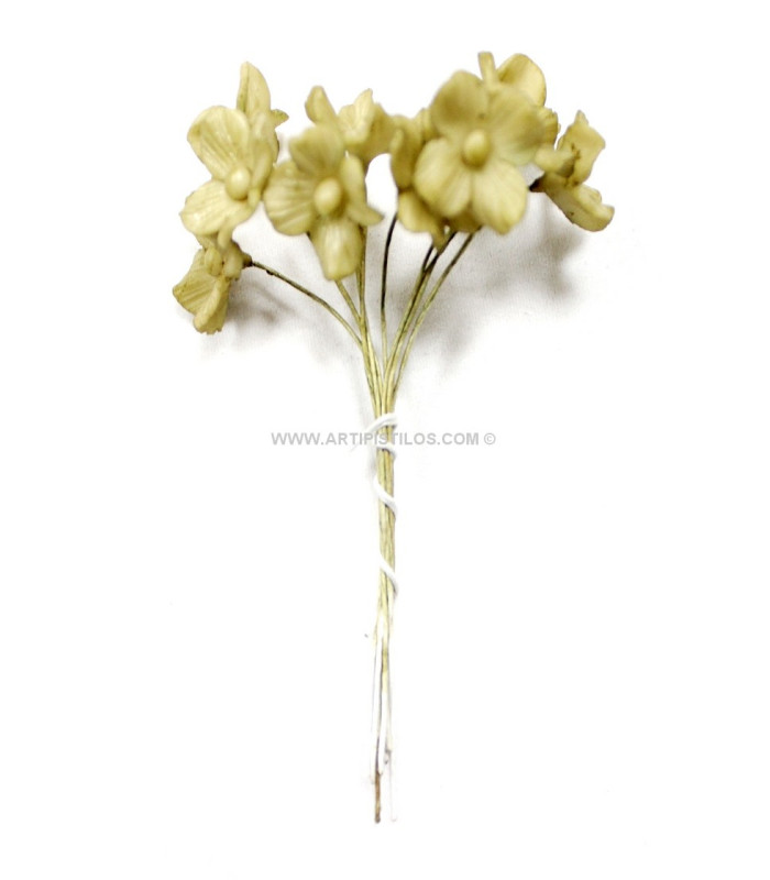 FLEUR EN PORCELAINE AVEC 4 PÉTALES