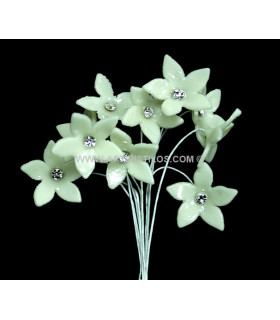 FLEUR EN PORCELAINE "JASMIN"